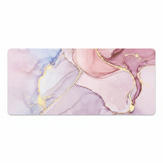 Colourful Marble Keyboard and Mouse Mats