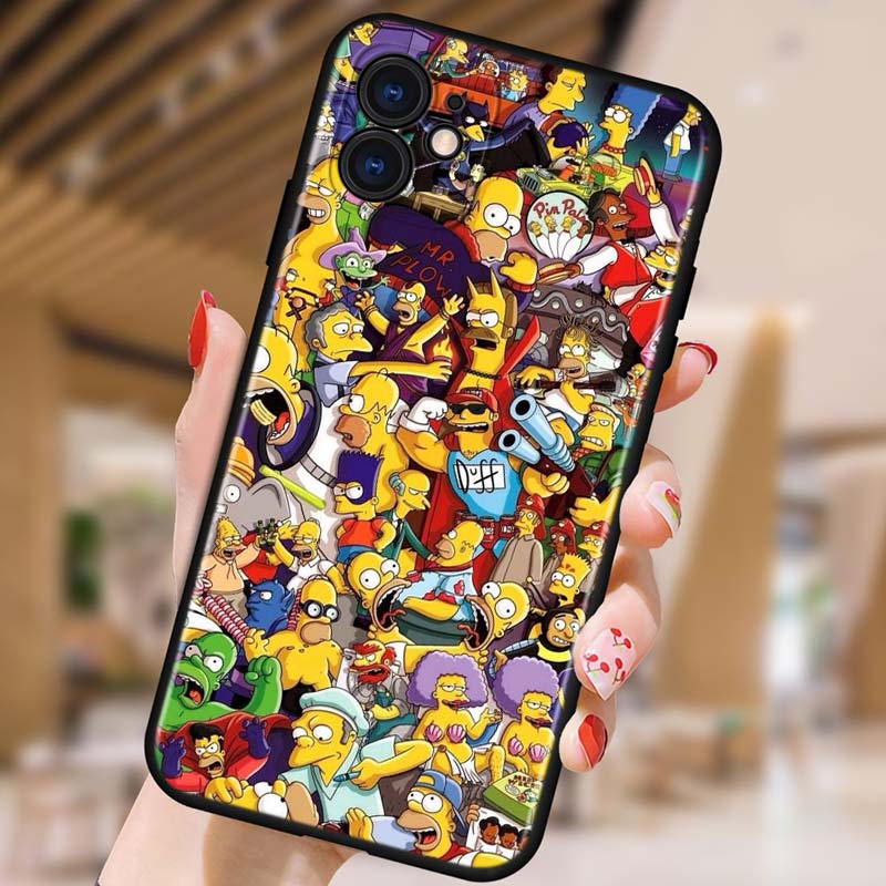 The Simpsons Silicone iPhone Case - iPhone 11 & 12 Range