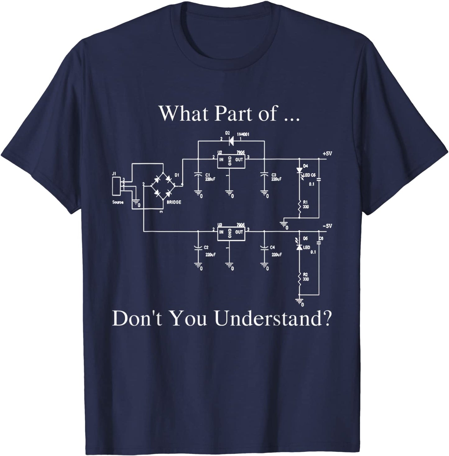 Sarcastic Electrical Engineer Funny Men's Tee