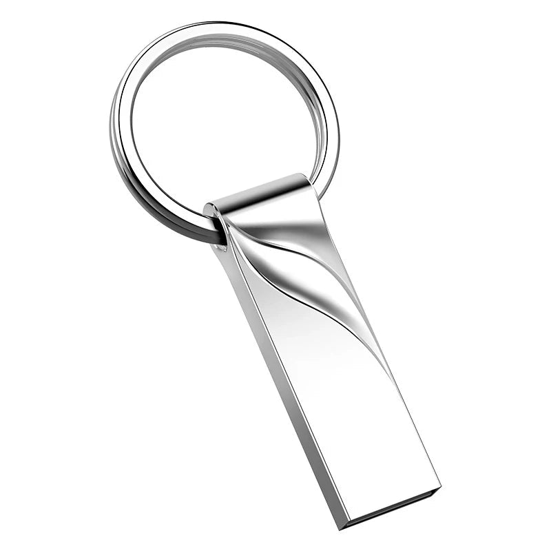 Metal USB Wave Flash Drive 32GB-512GB