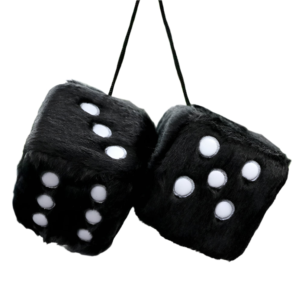 Fluffy Dice Car Decorations