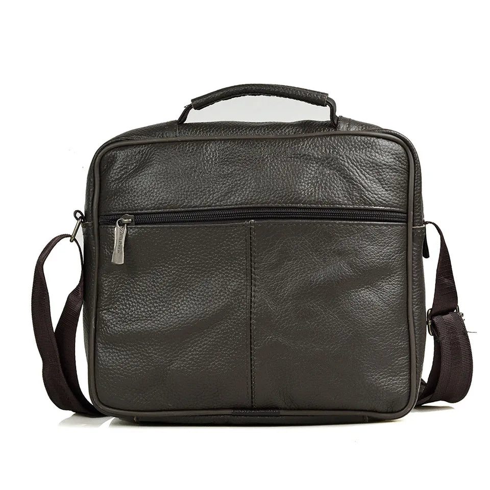 Genuine Leather Men's Office Shoulder Bag