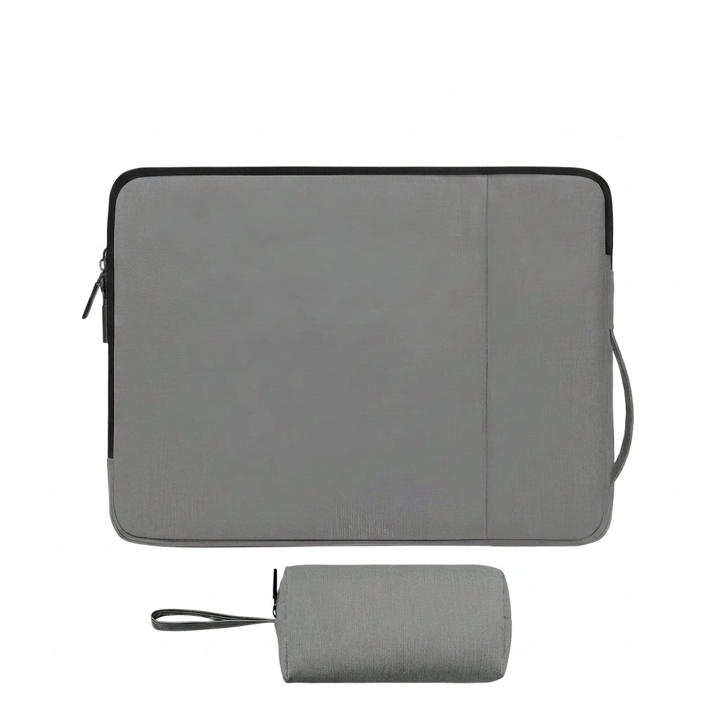 TAIKESEN dark grey laptop sleeve with matching accessory pouch