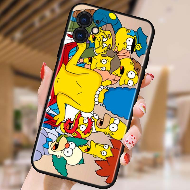 The Simpsons Silicone iPhone Case - iPhone 11 & 12 Range