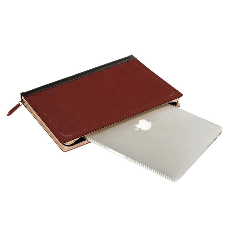Vintage book style MacBook laptop case