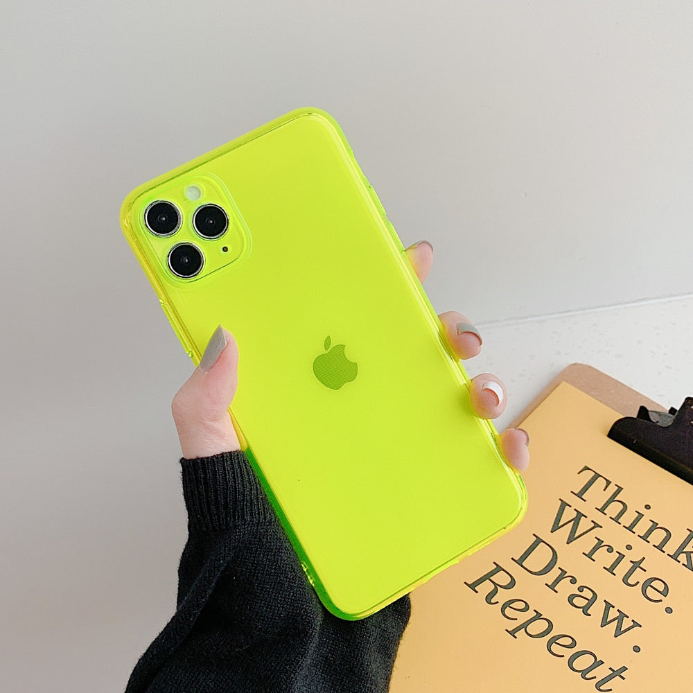 Soft Neon iPhone Cases
