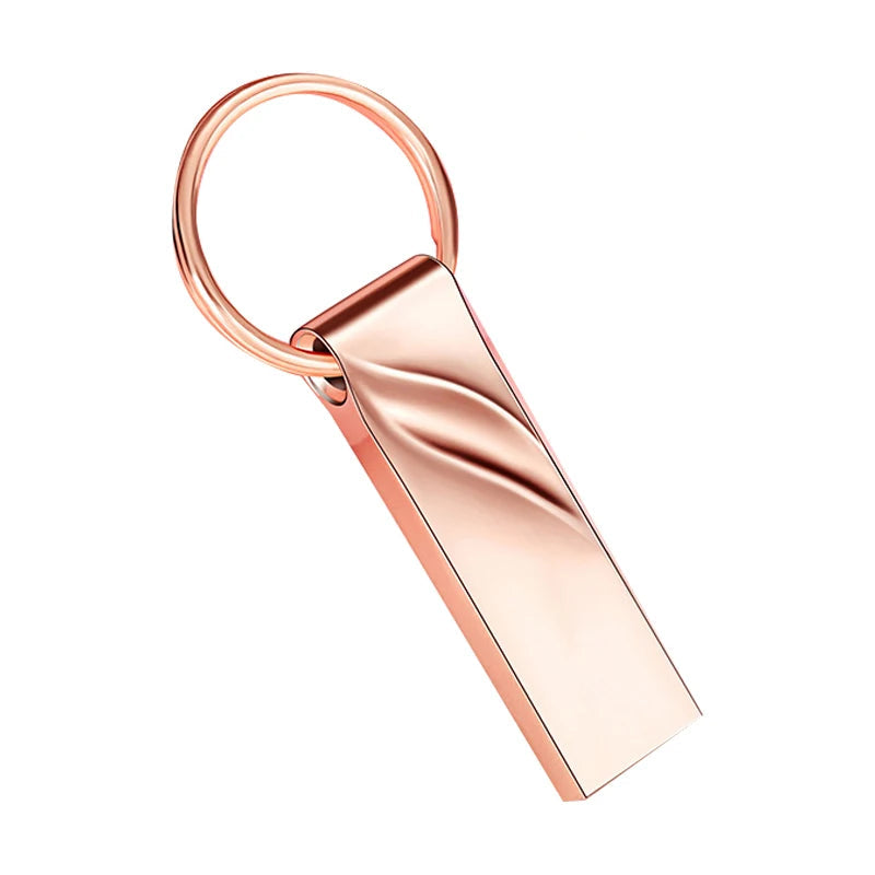 Metal USB Wave Flash Drive 32GB-512GB