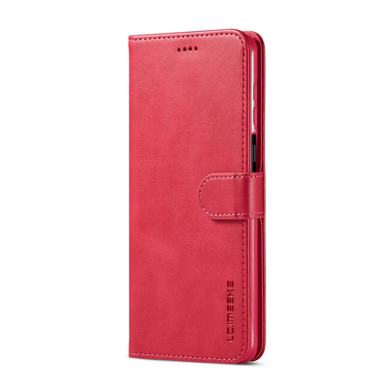Leather Flip Case with Card Slots for Google Pixel