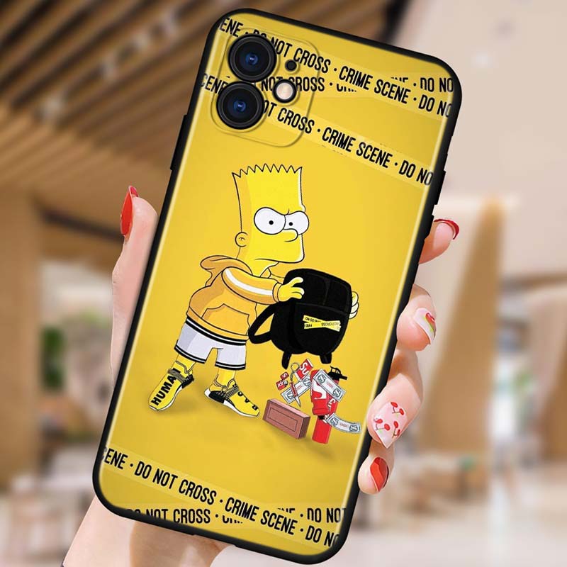 The Simpsons Silicone iPhone Case - iPhone 11 & 12 Range