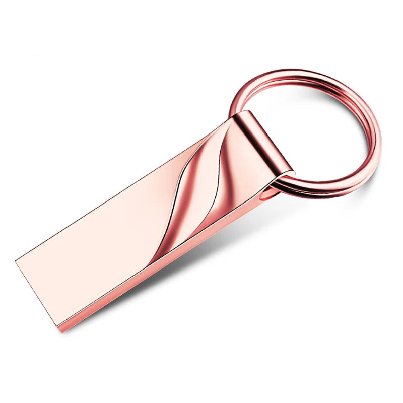 Metal USB Wave Flash Drive 32GB-512GB