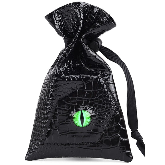 Drawstring Dice Bag with Dragon Eye