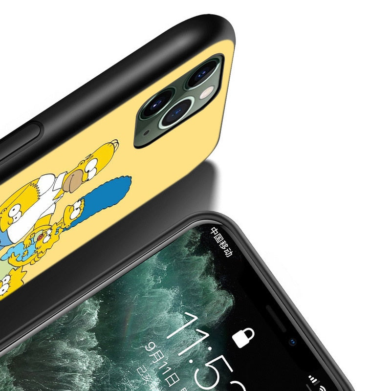 The Simpsons Silicone iPhone Case - iPhone 11 & 12 Range