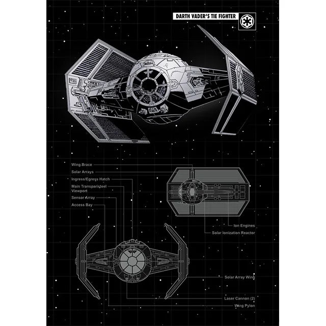 Space Ship Canvas Wall Art Prints of Star Wars Machines