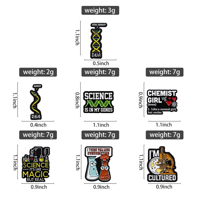 Chemistry Science Nerd Badges