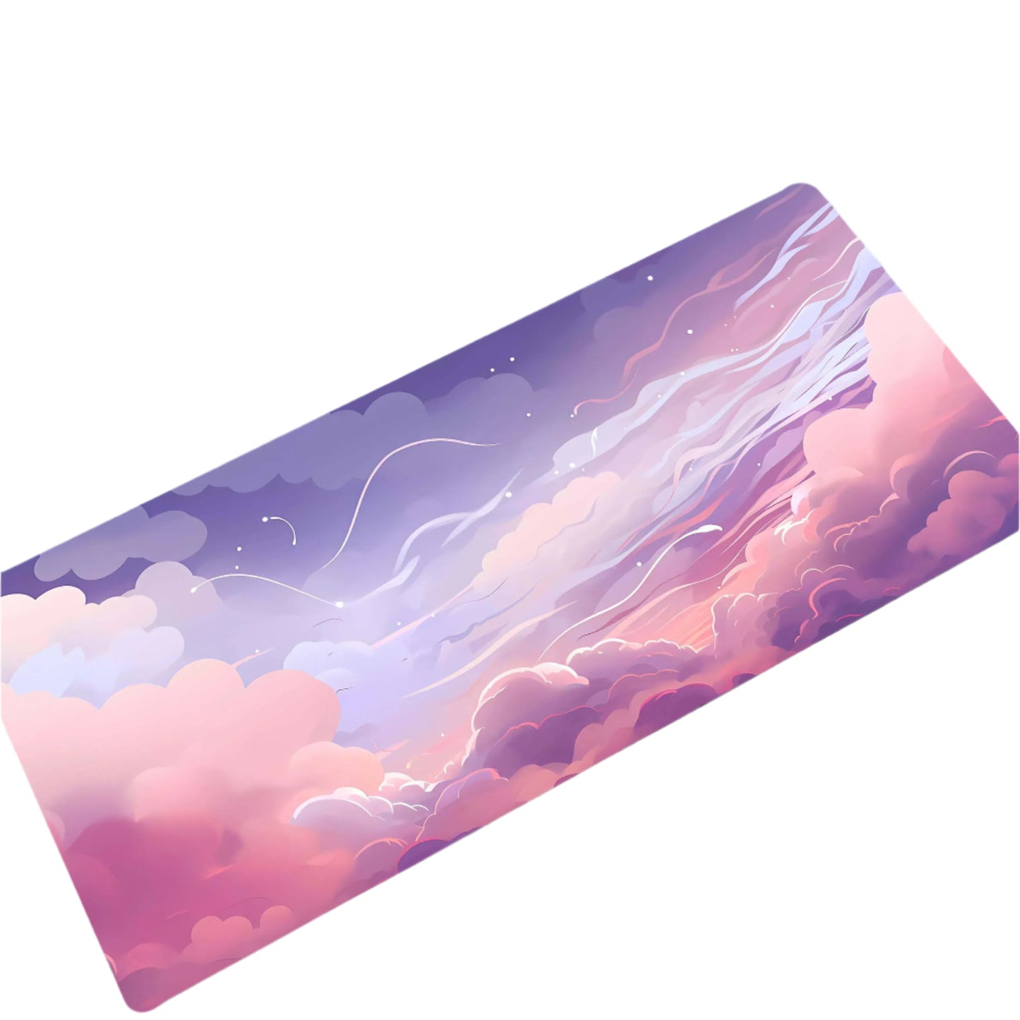 Computer Desk Mats of Pink Clouds