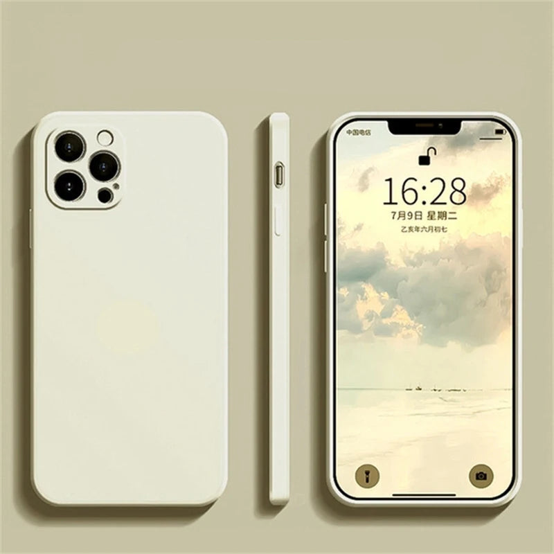 Luxury Liquid Silicone Shockproof iPhone Case - iPhone 13 Models
