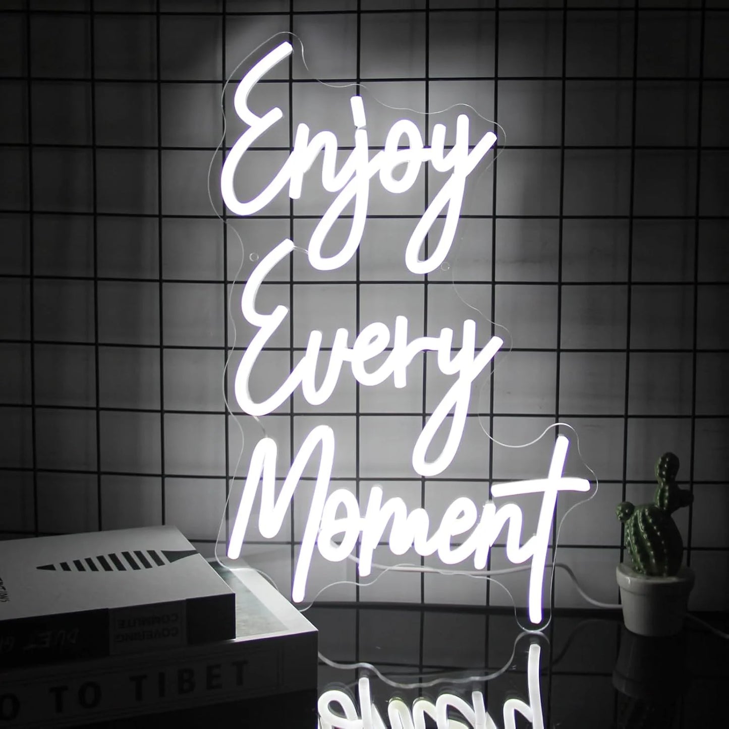 Enjoy Every Moment Neon Sign