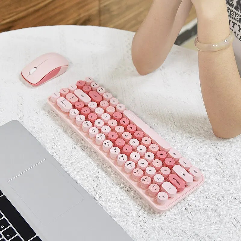 MOFII Compact Wireless Keyboard and Mouse Set