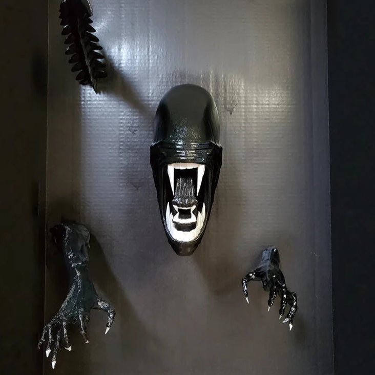 Wall Art Sculpture Inspired by Xenomorph Alien