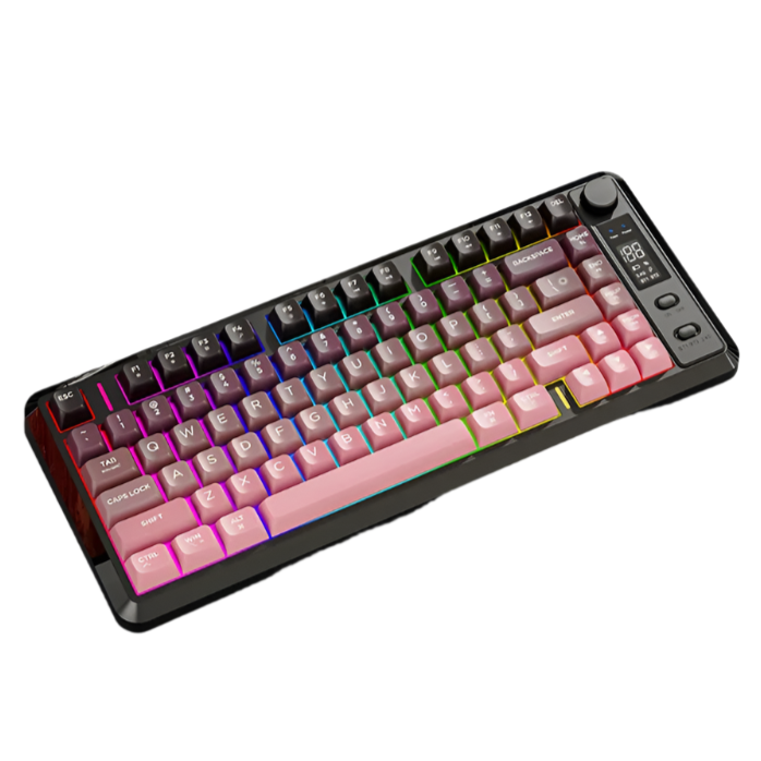 Freewolf M75 Wireless Keyboard with Screen