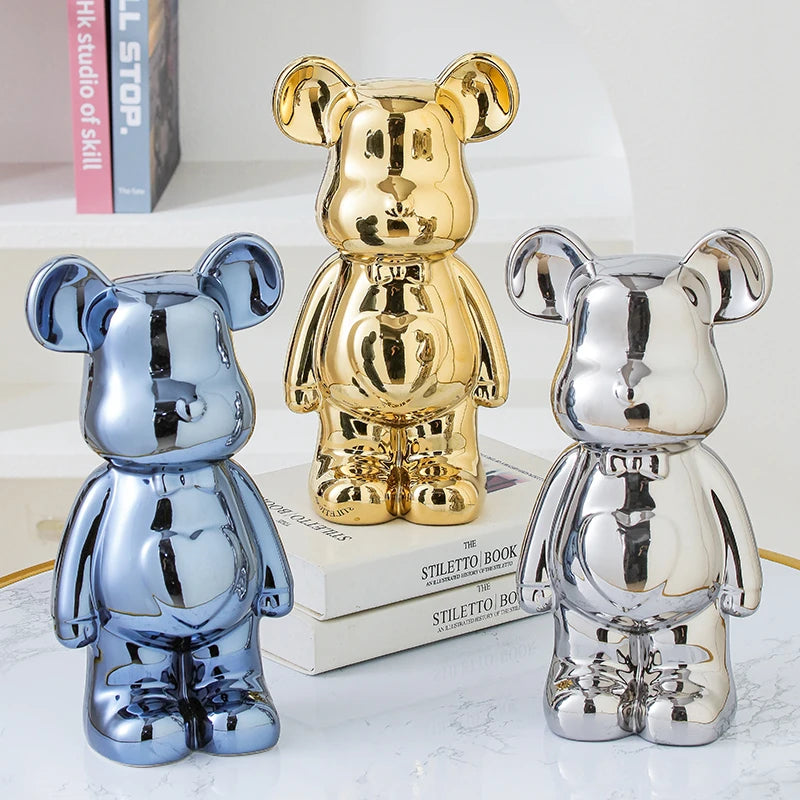 Shiny Bear Home Décor Figurine 17/27cm