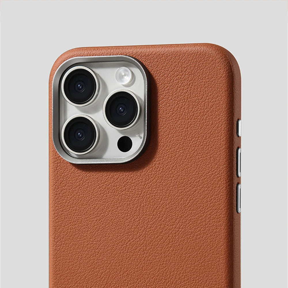 Luxury PU Leather Magnetic Case - iPhone 15 Models