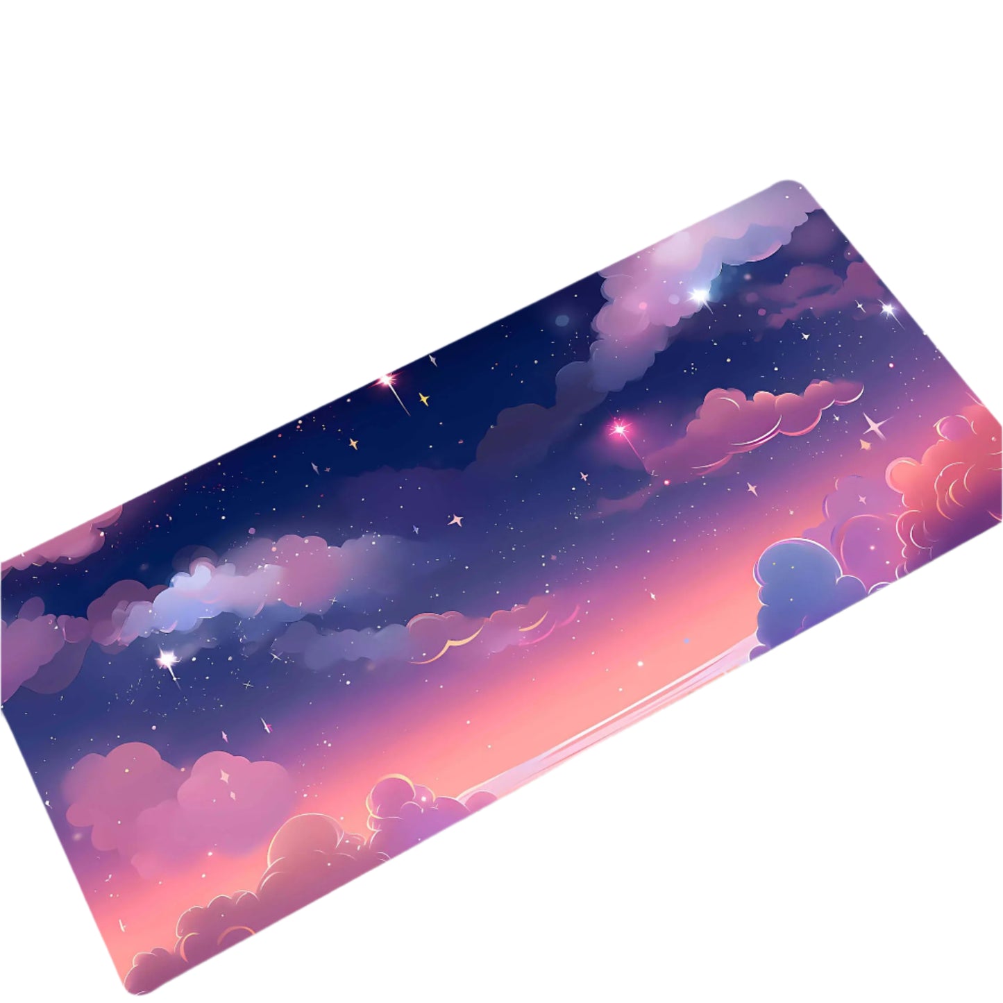 Computer Desk Mats of Pink Clouds