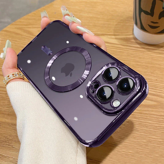 Metallic Plating Magsafe Phone Case ( for iPhone)