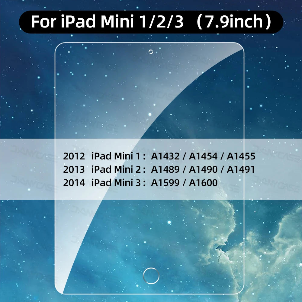 Tempered glass screen protector for iPad Mini 1, 2 and 3 (7.9 inch)