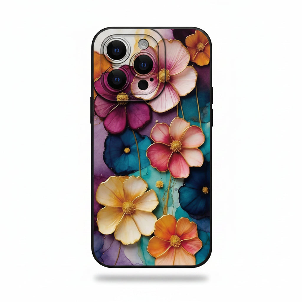 Luxurious Flowers TPU Phone Case (for iPhone)