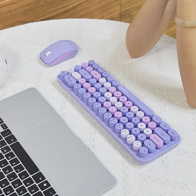 MOFII Compact Wireless Keyboard and Mouse Set