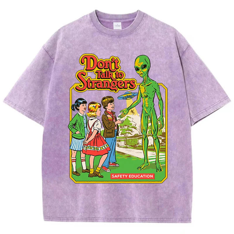 Don't Talk to Strangers Women's Graphic Tee