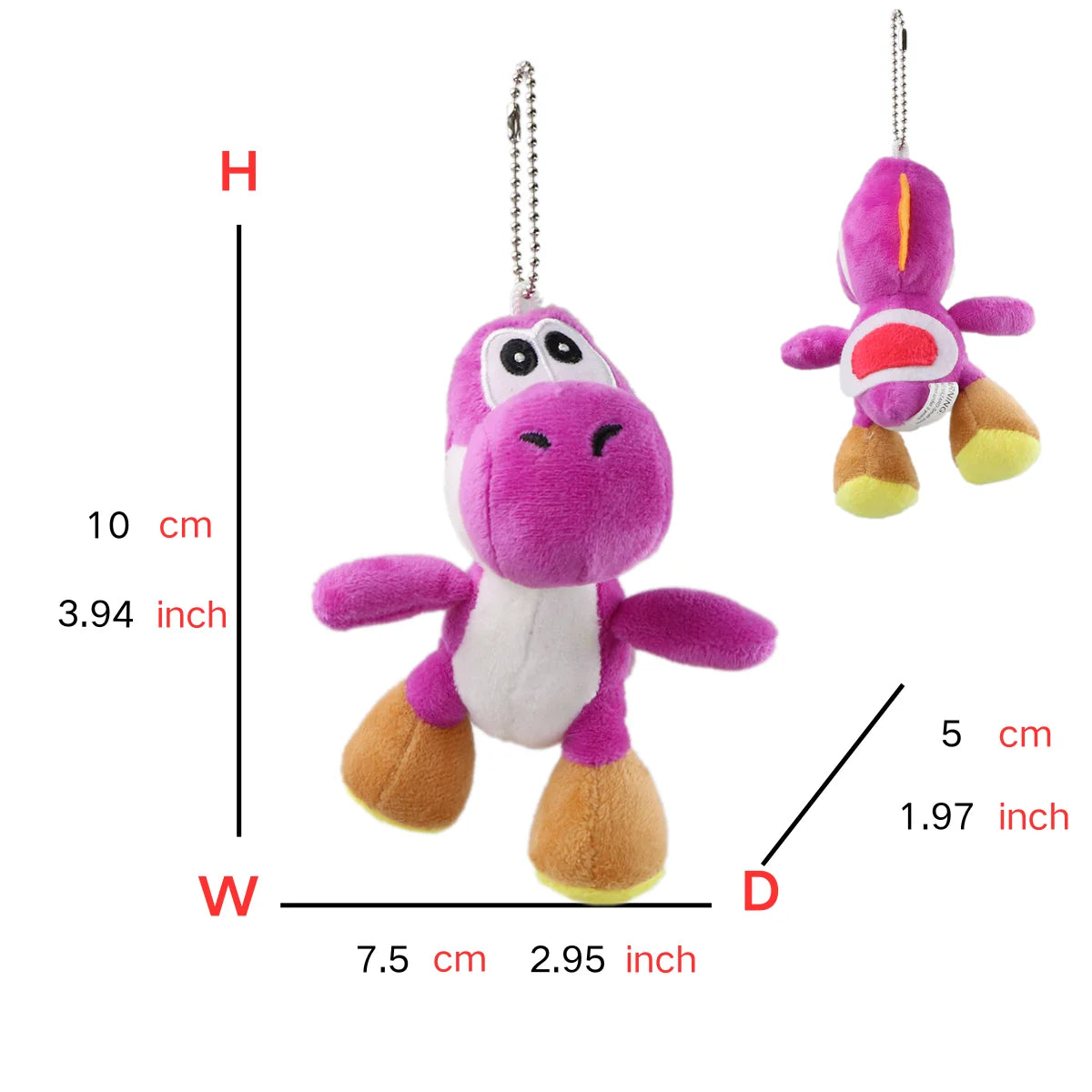 Super Mario Plush Toys Keychains