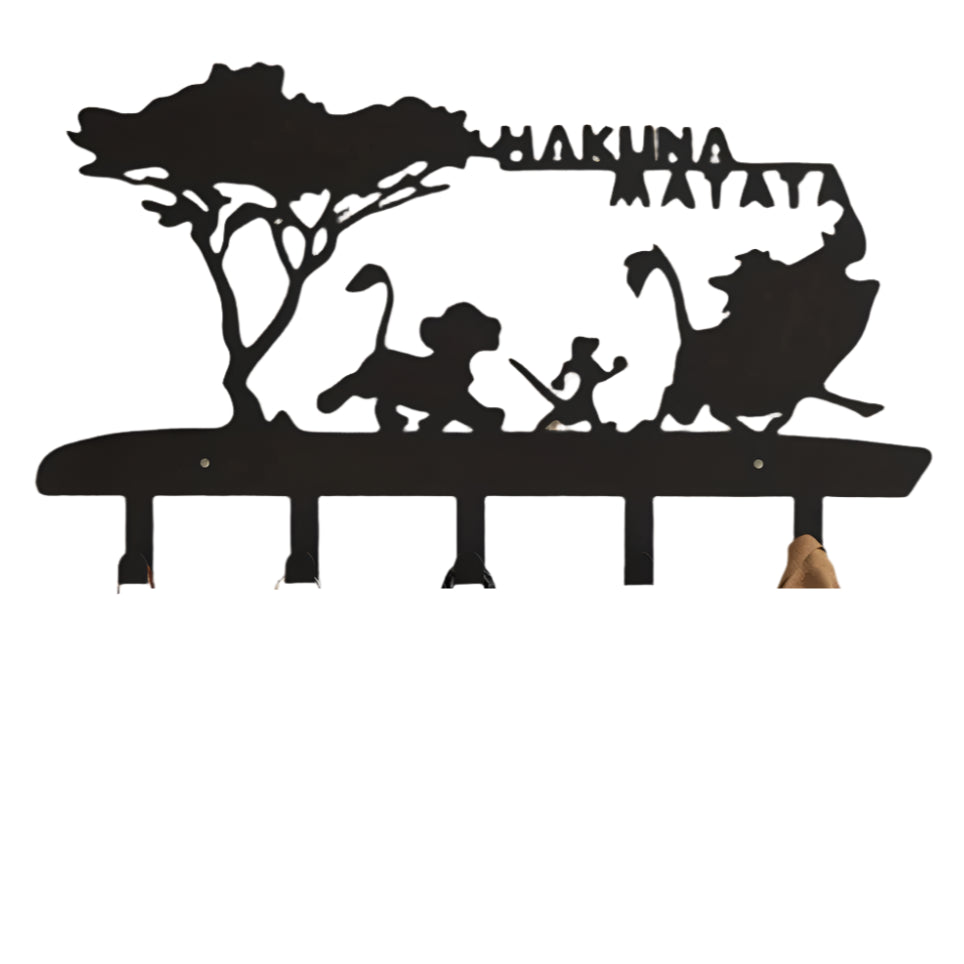 Wall-Mounted Key Holder - Hakuna Matata