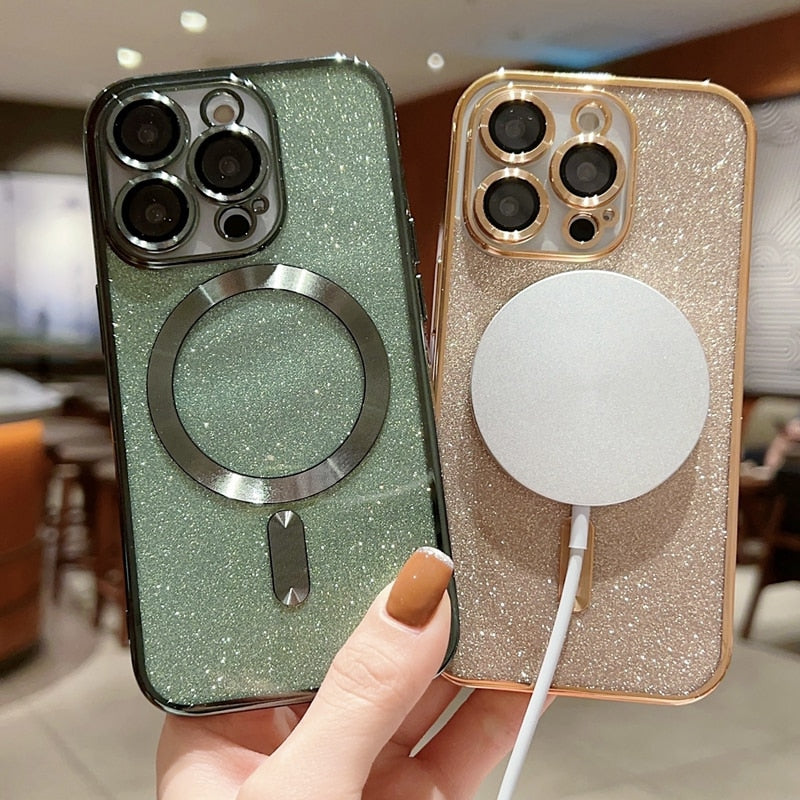 Bling Bling Glitter iPhone Magsafe Case | iPhone 13-14