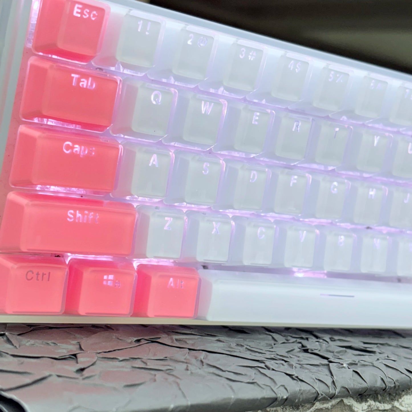 Jelly Crystal Keycaps 136 Keys for Mechanical Keyboard