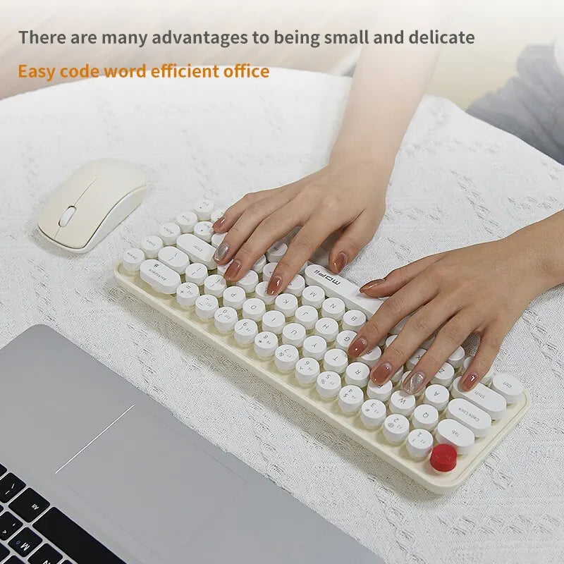 MOFII Compact Wireless Keyboard and Mouse Set