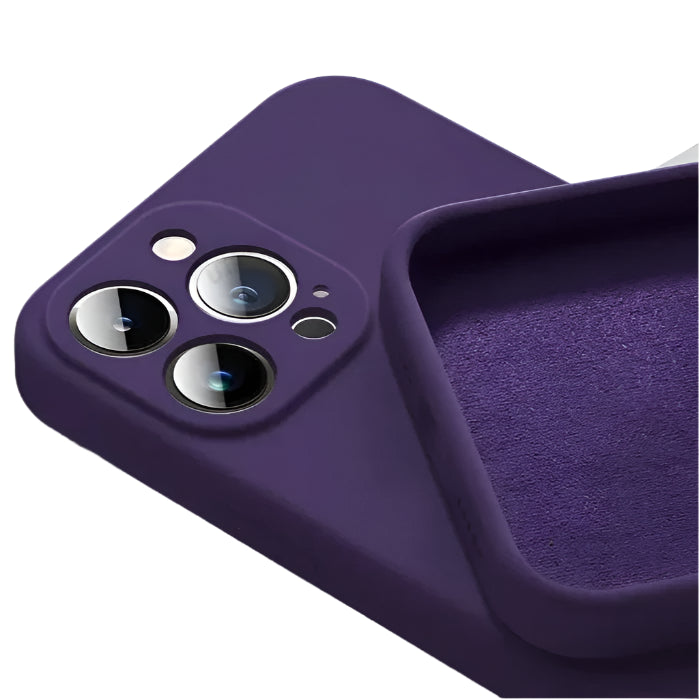 Soft Silicone Shockproof iPhone Case - Cloud Blue