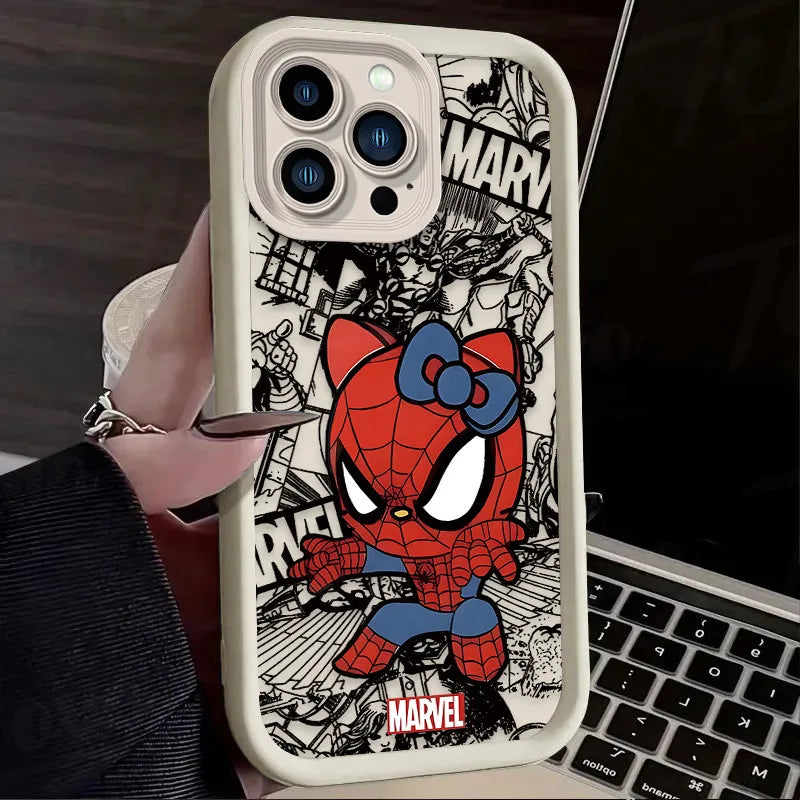 Spider-kitty Silicone iPhone Case