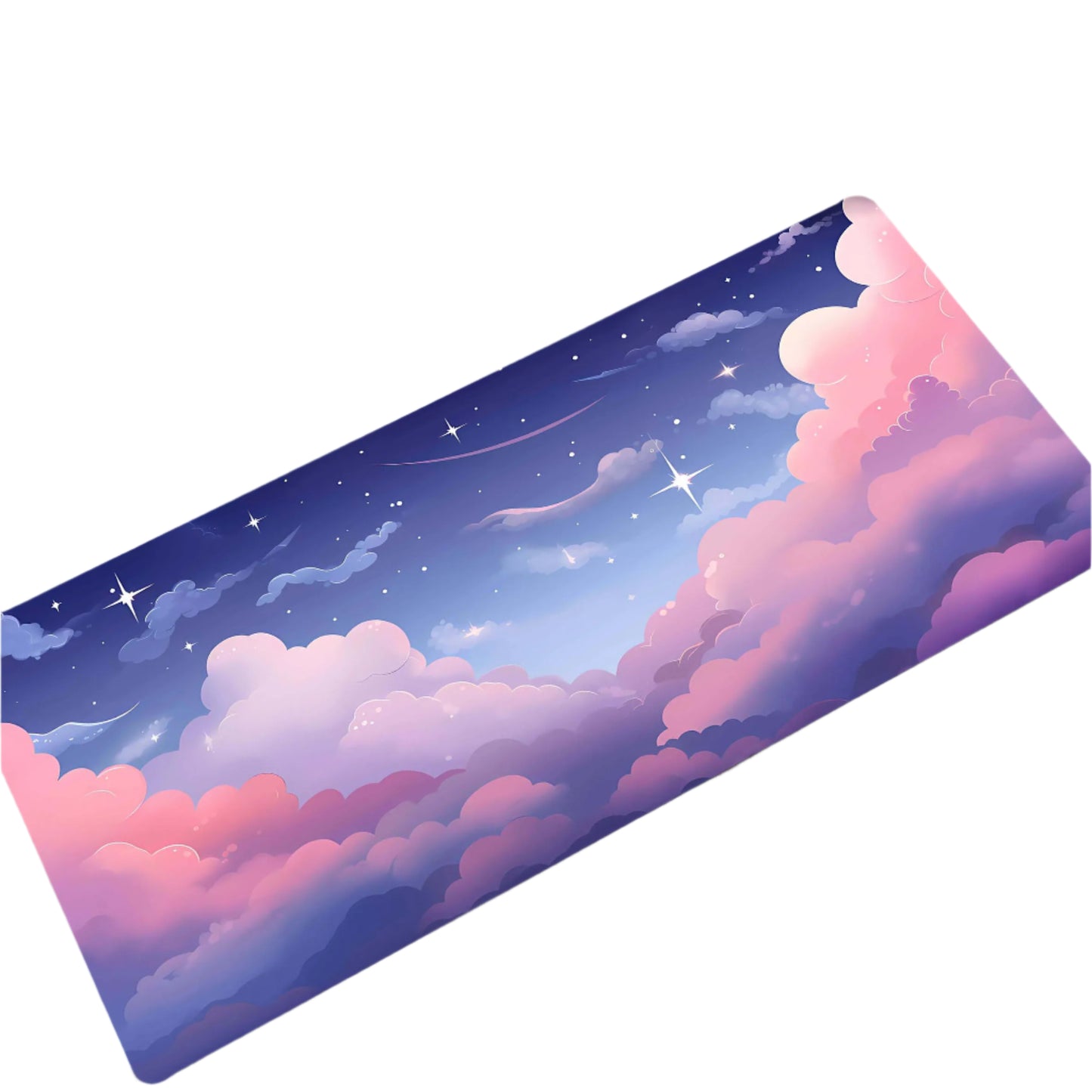 Computer Desk Mats of Pink Clouds