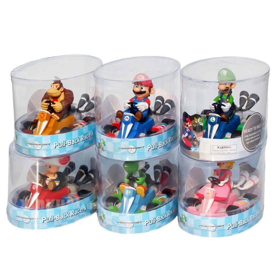Super Mario Pull Back Race Car Toy