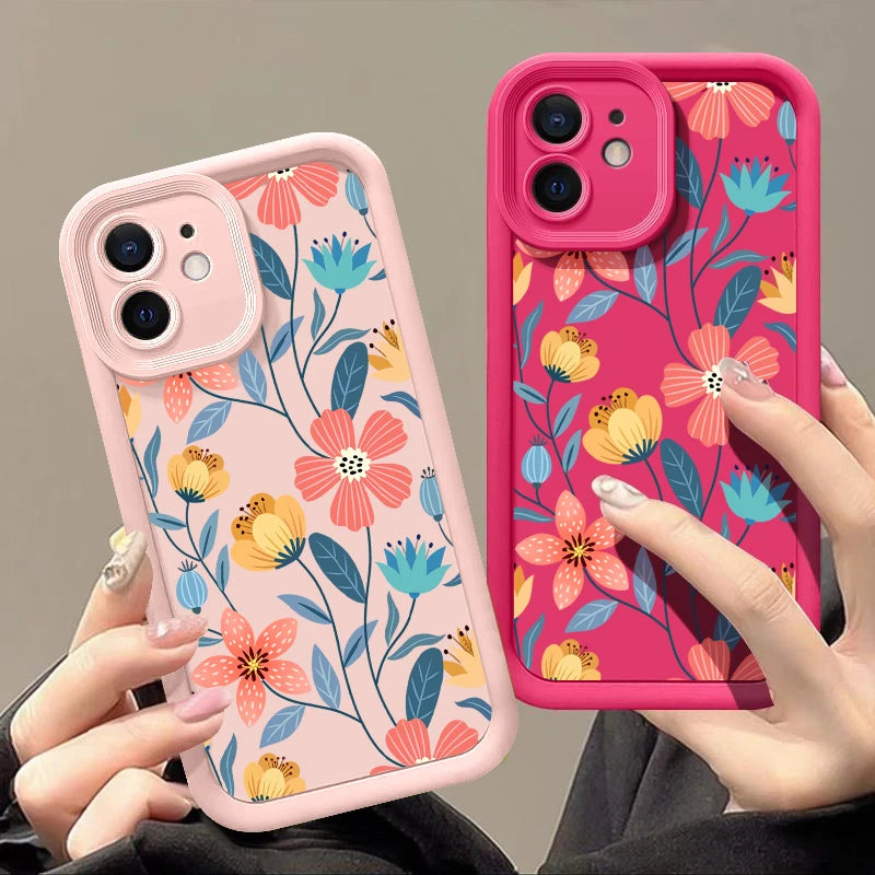 Flower Garden Shockproof iPhone Case - iPhone 15 range