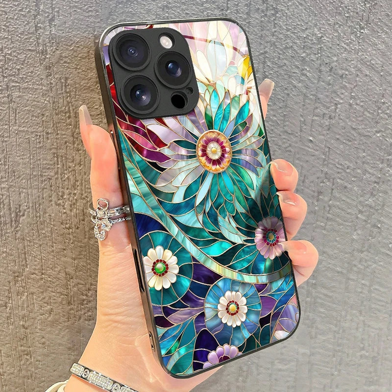 Colourful Stained Glass iPhone Case