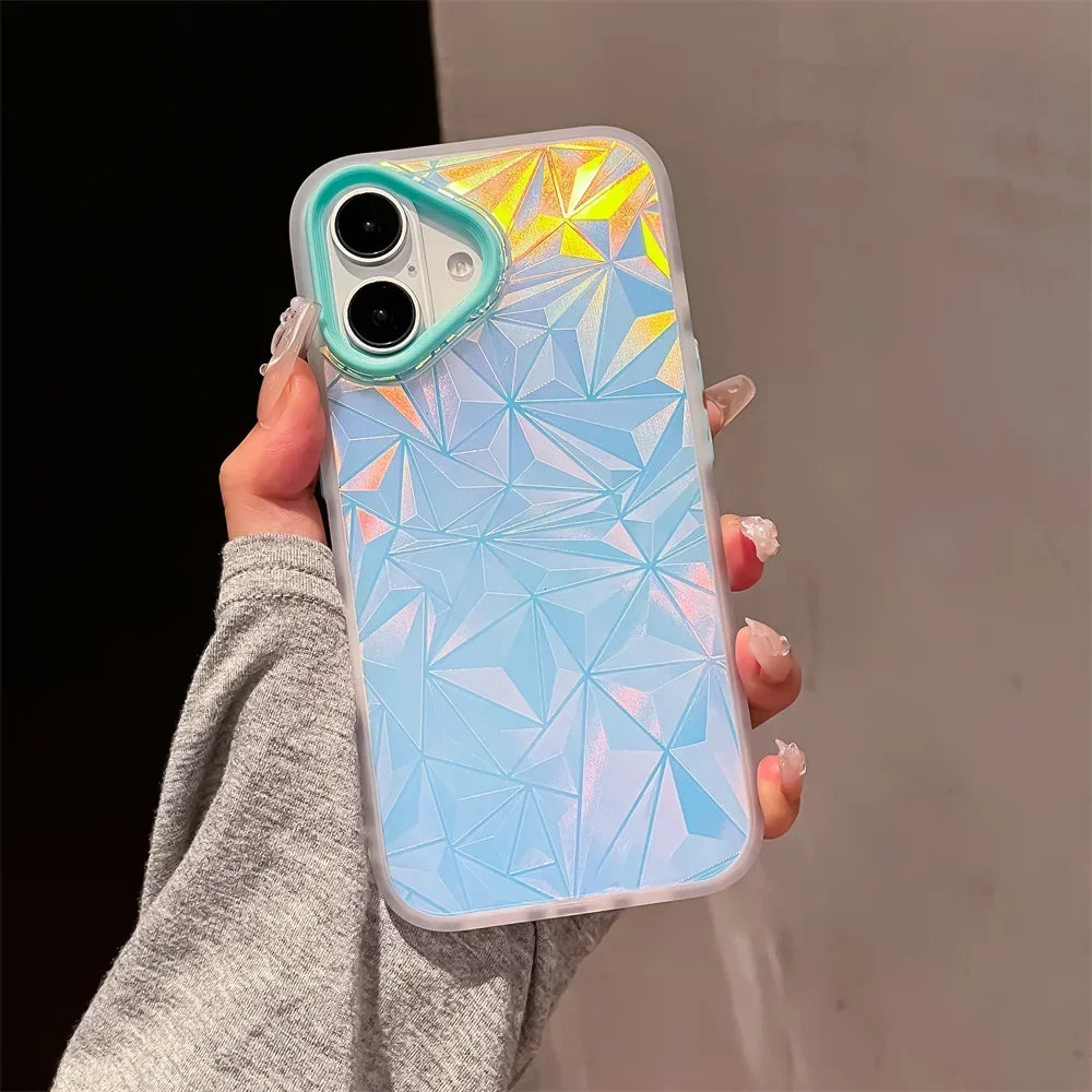 Colourful Laser Diamond iPhone Case