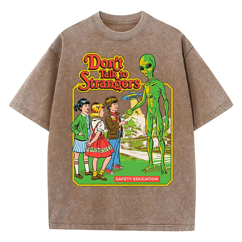 Don't Talk to Strangers Women's Graphic Tee