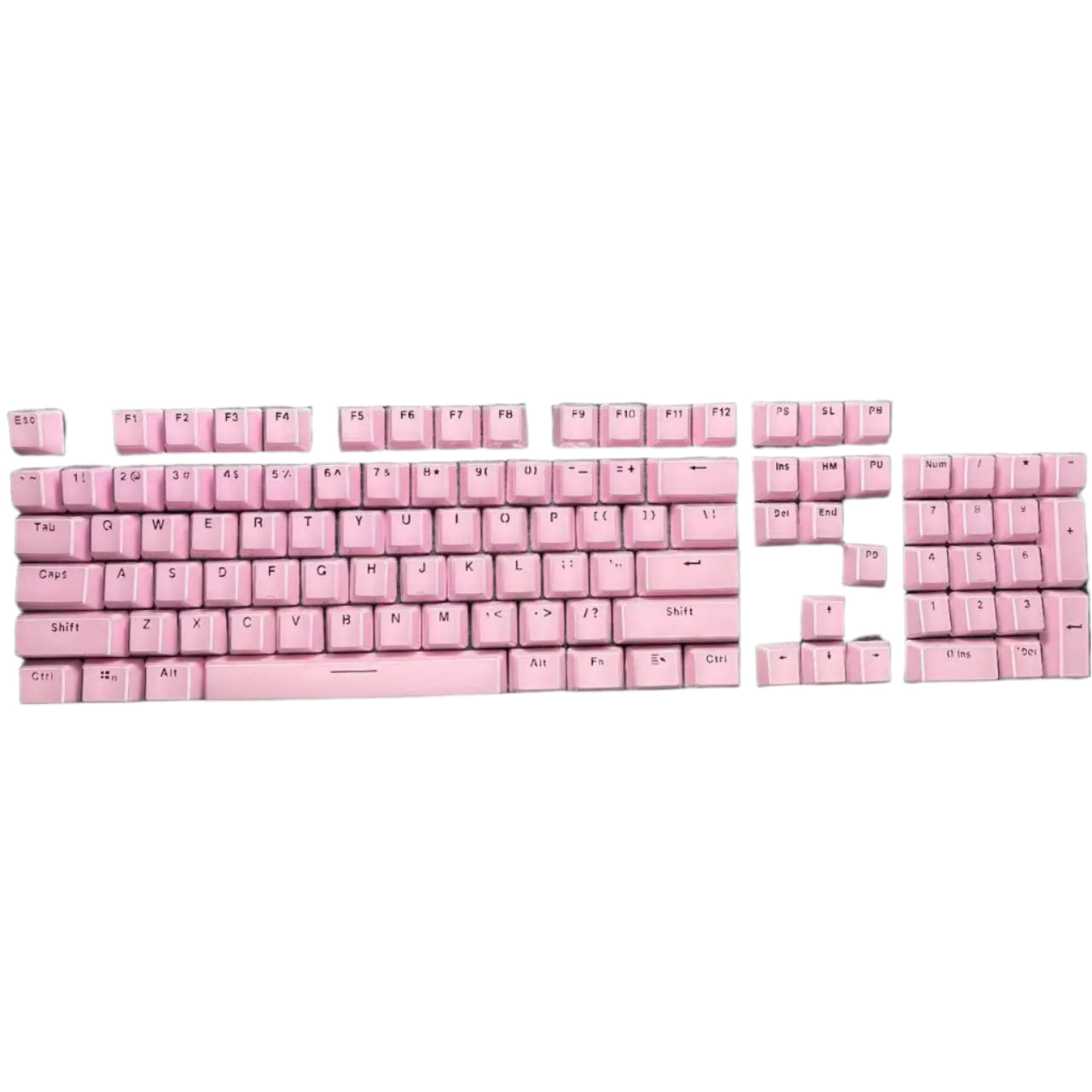 Jelly Crystal Keycaps 136 Keys for Mechanical Keyboard
