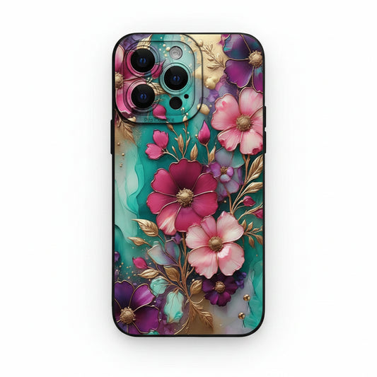 Luxurious Flowers TPU Phone Case (for iPhone)