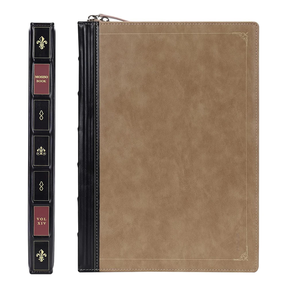 PU leather vintage book MacBook case