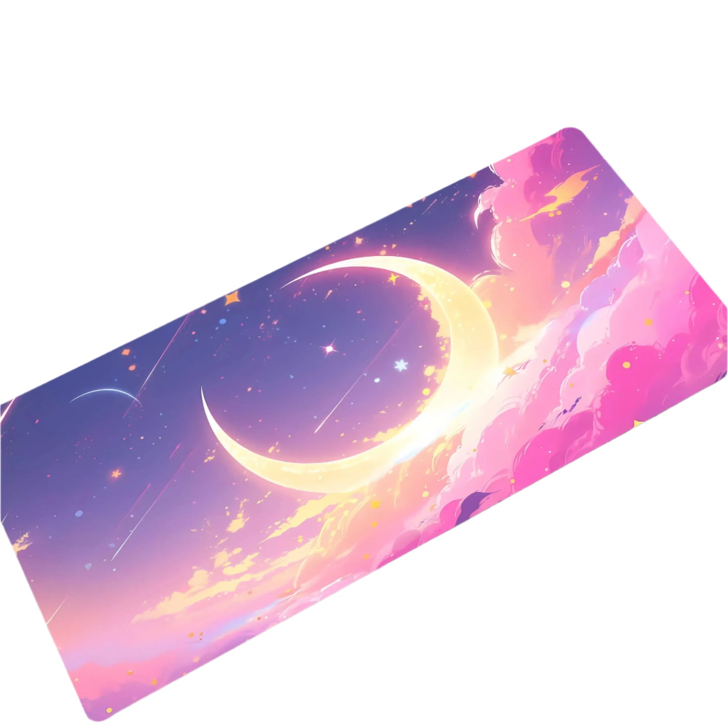 Computer Desk Mats of Pink Clouds