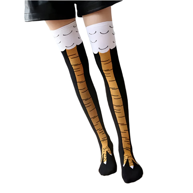 Funny Chicken Leg Adult Socks